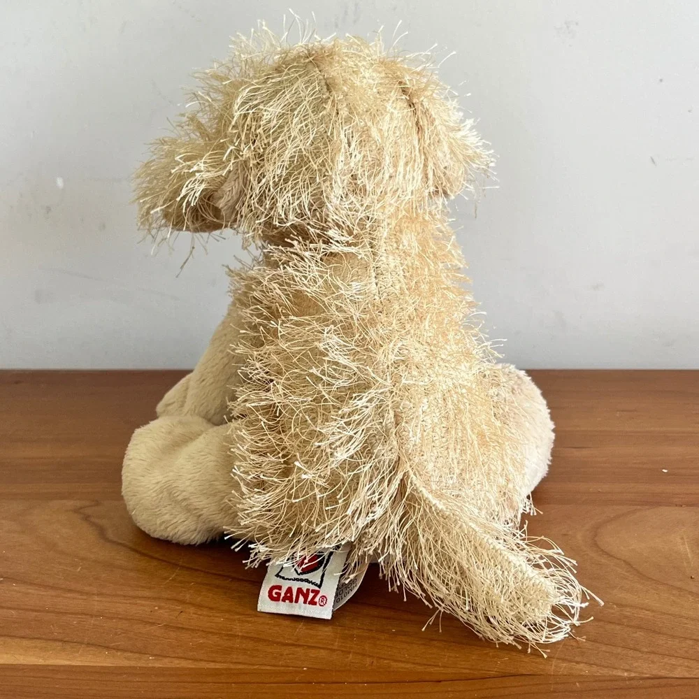 Webkinz Golden Retriever Plush Ganz HM010 Tan Shaggy‎ Dog Stuffed Animal No Code